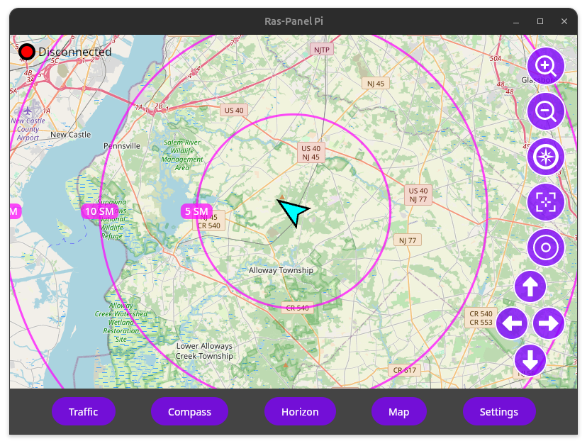 RasPanel Map Screen